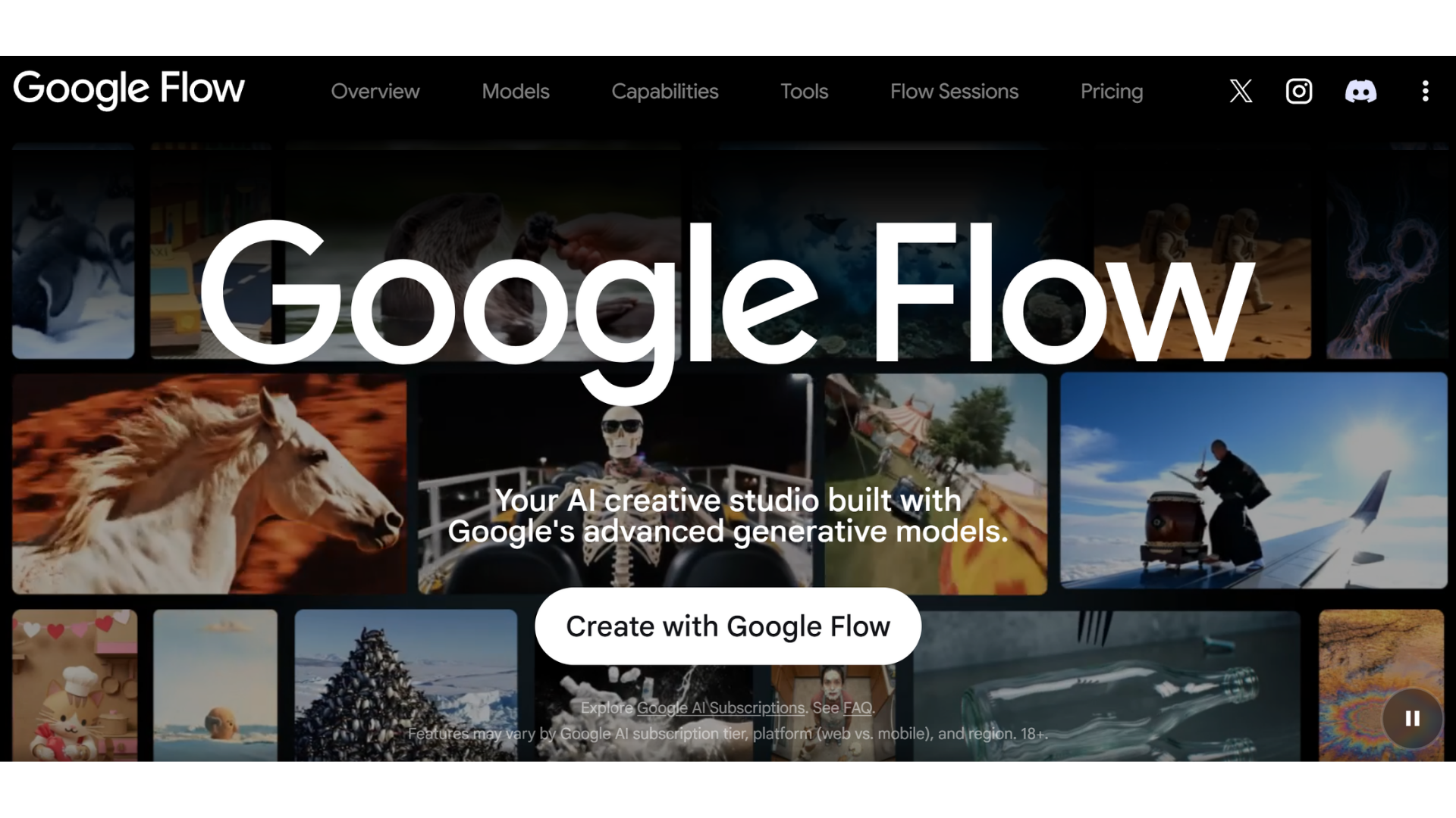 Prihlásenie do Google Flow účtom Google