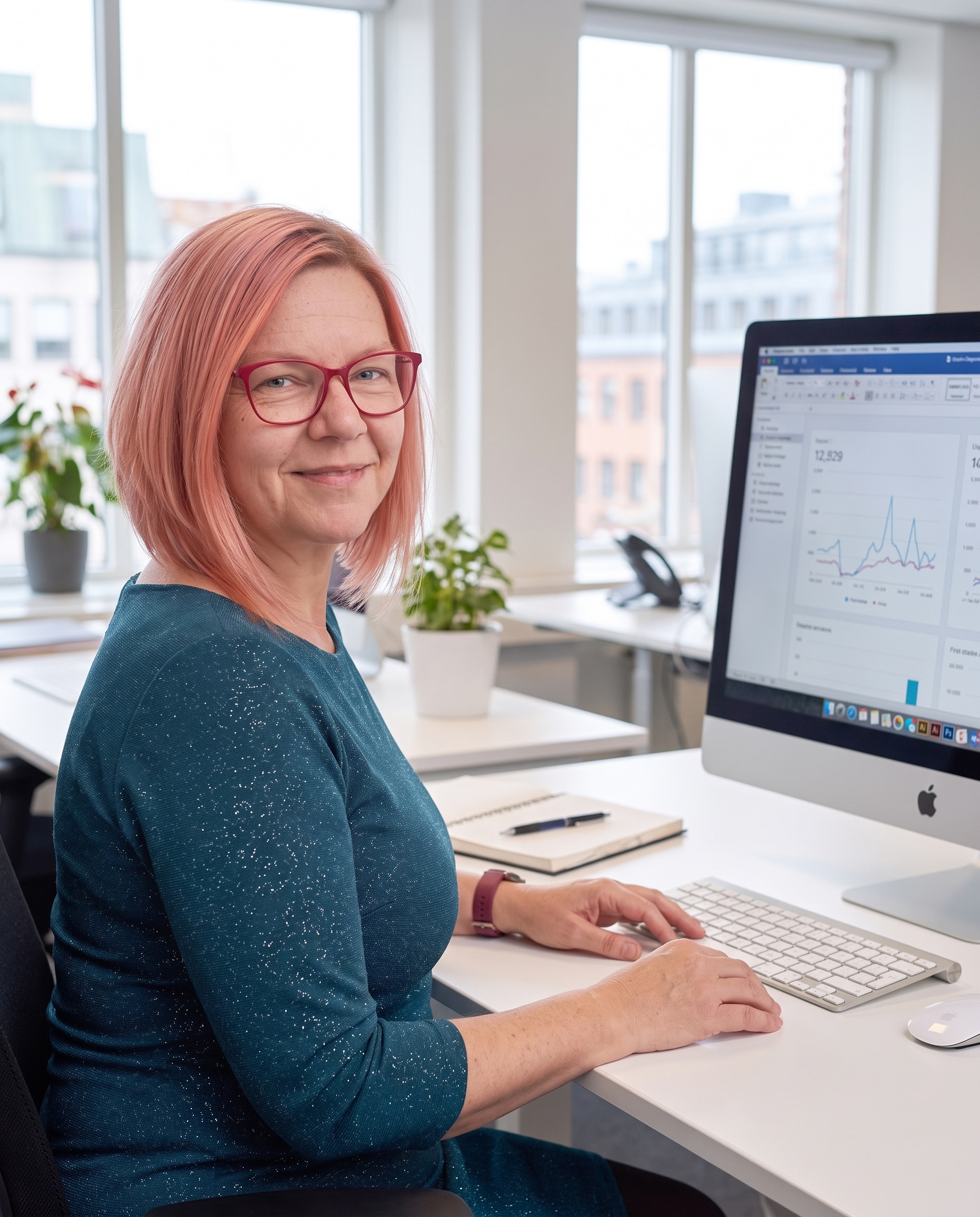 Potom — svetlá moderná kancelária
